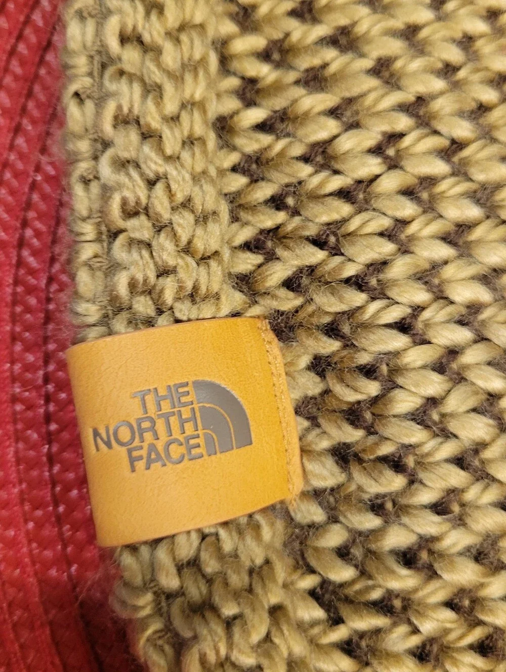 ❄️EUC~ The North Face Olive-Tone Two-Thread Knit Unisex Beanie